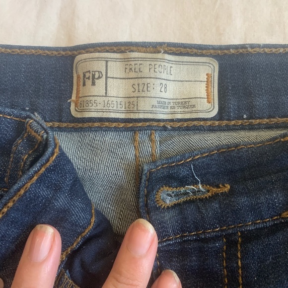 Free People High Rise Busted Skinny - Picture 3 of 3